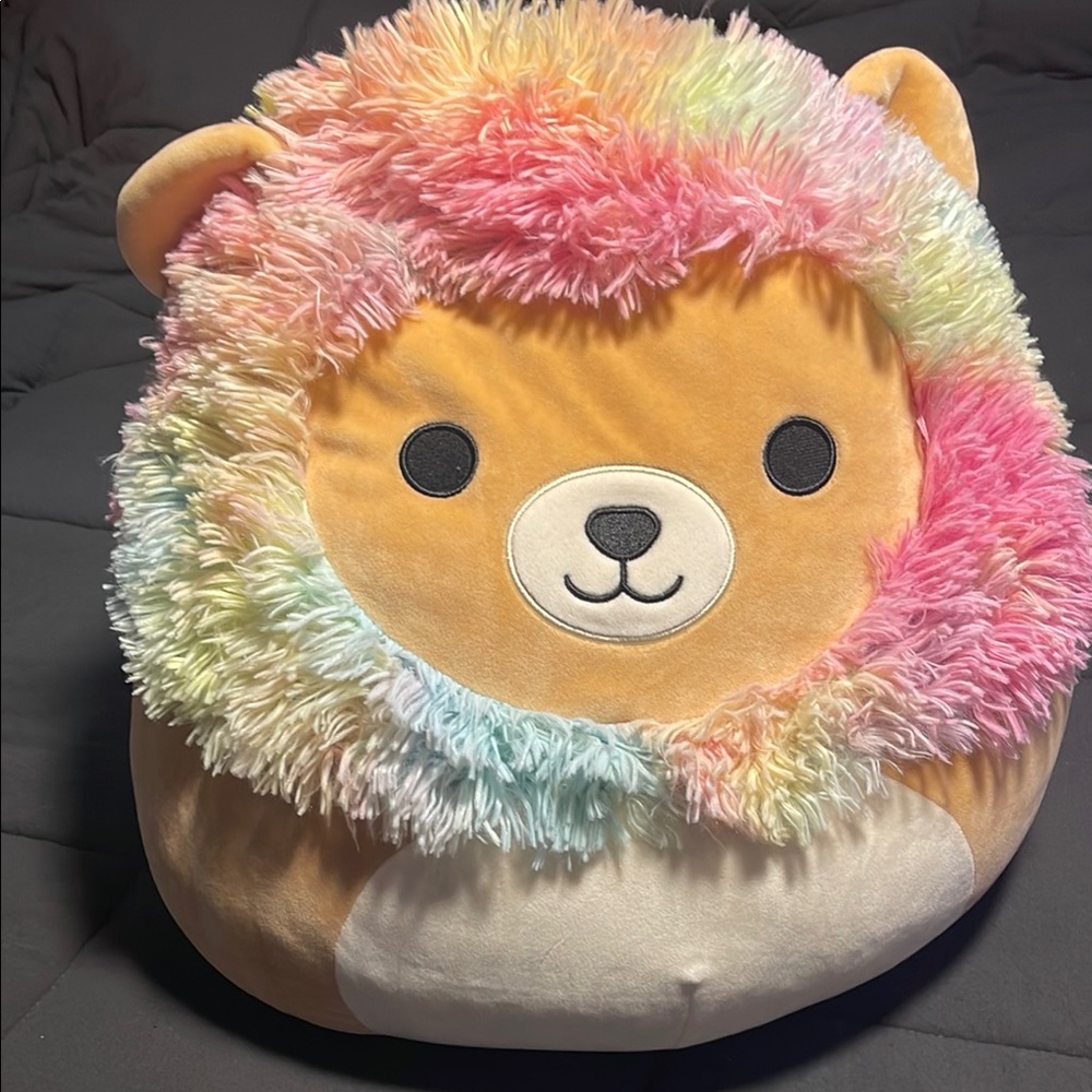 XL Rainbow Lion squishmallow Plush Pillow